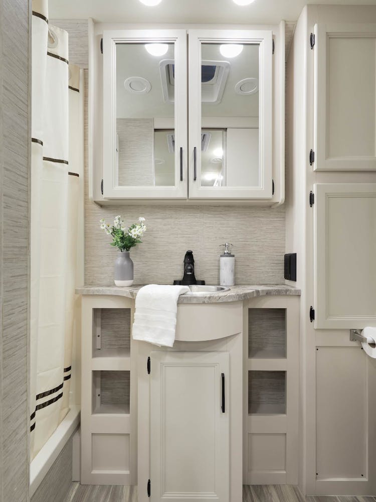 2022 Thor Axis Class A RV 24.3 Bathroom - Home Collection Estate Grey