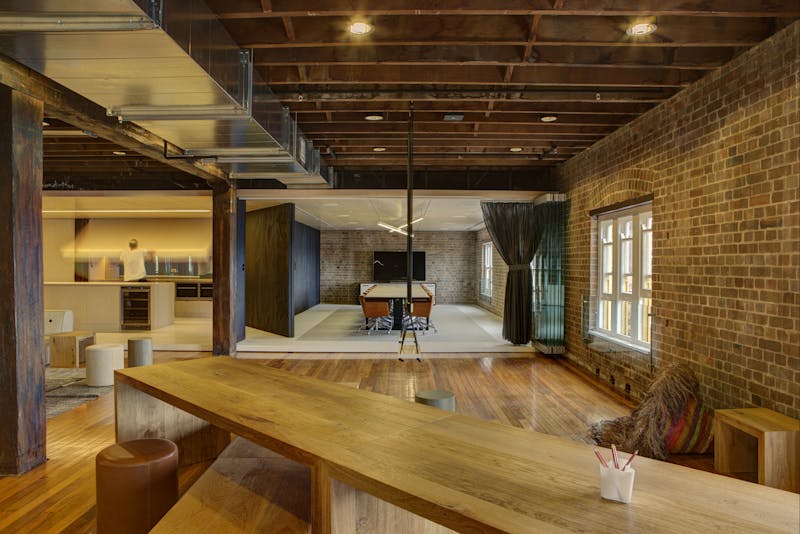 Photo of break-out space of Ansarada HQ in Sydney by Those Architects