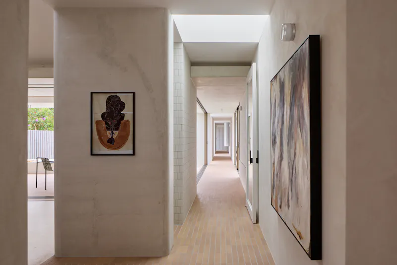 Photo of interior of Townie house in Byron Bay by Those Architects