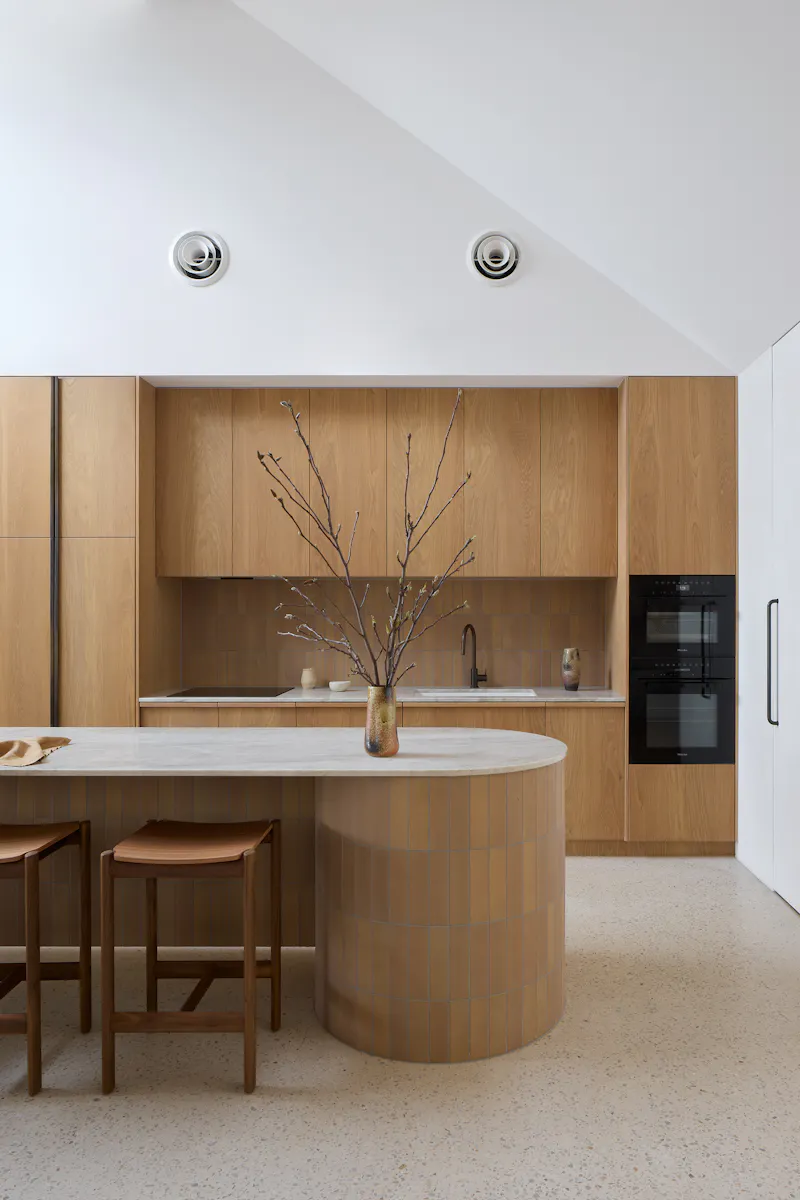 Photo of interior of Townie house in Byron Bay by Those Architects