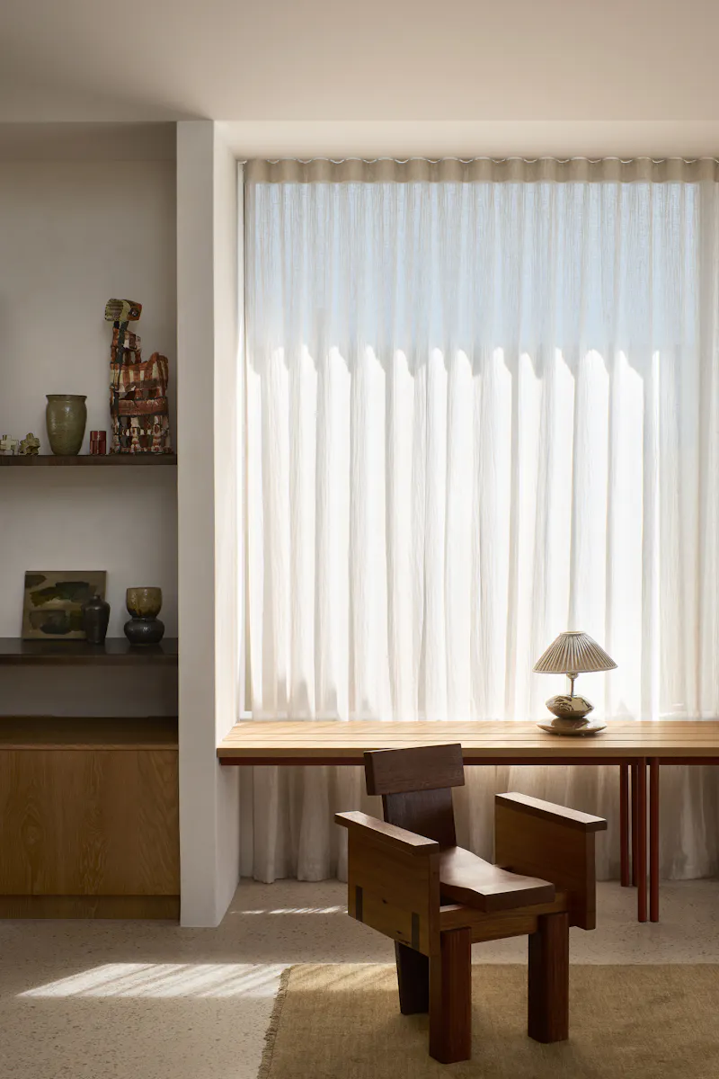Photo of interior of Townie house in Byron Bay by Those Architects
