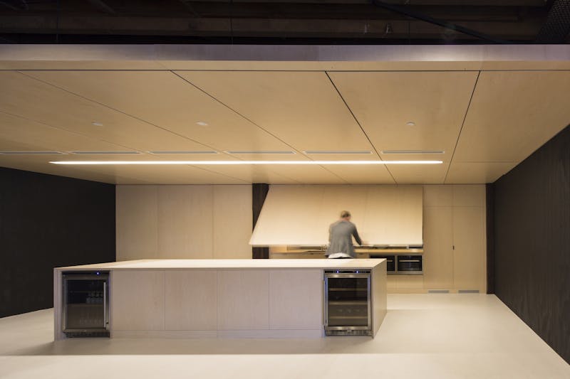 Photo of kitchen of Ansarada HQ in Sydney by Those Architects