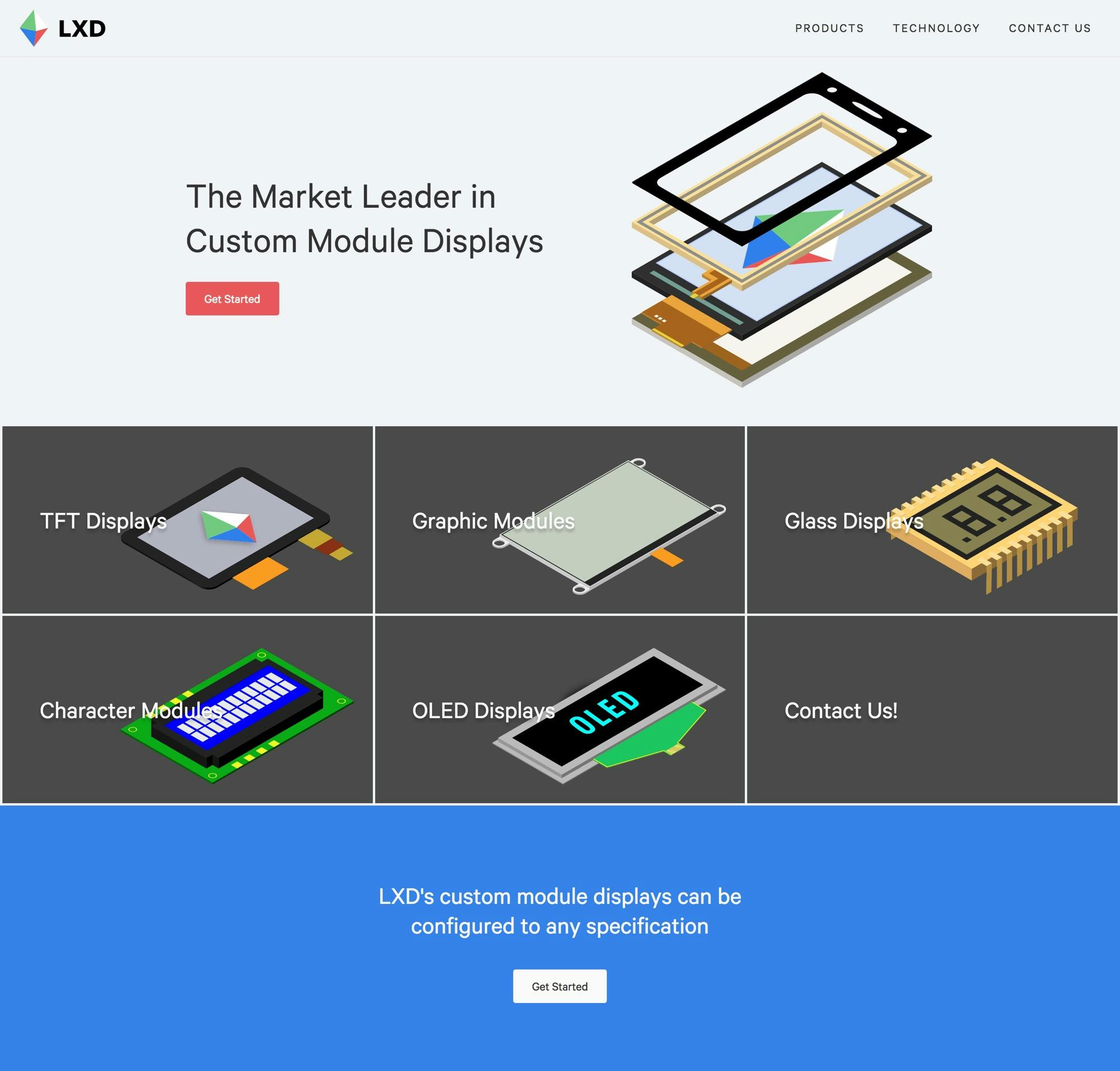 New LXD homepage