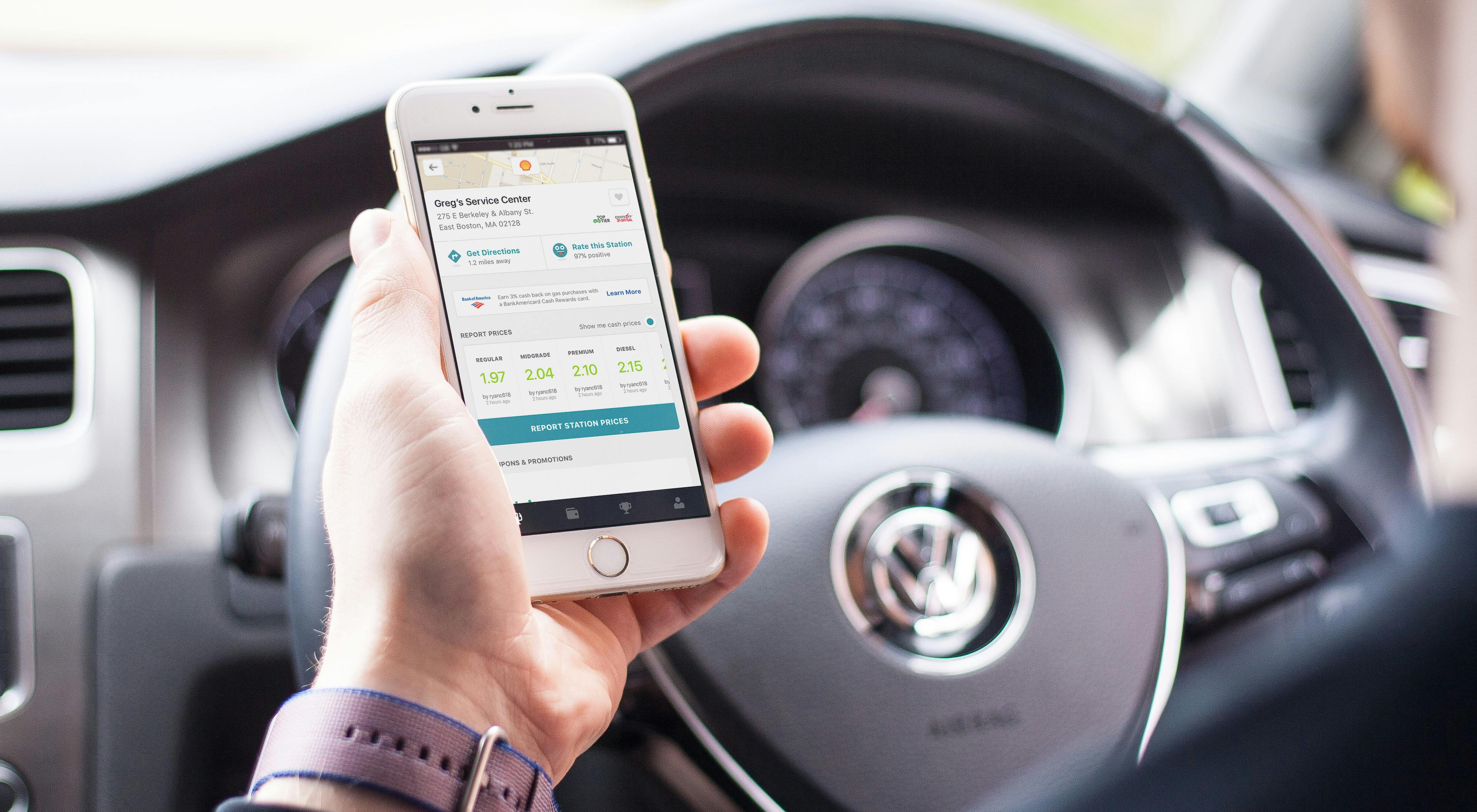Gasbuddy finding cheap gas prices nearby