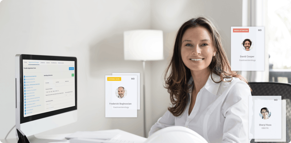 A doctor using the Silversheet appliaction