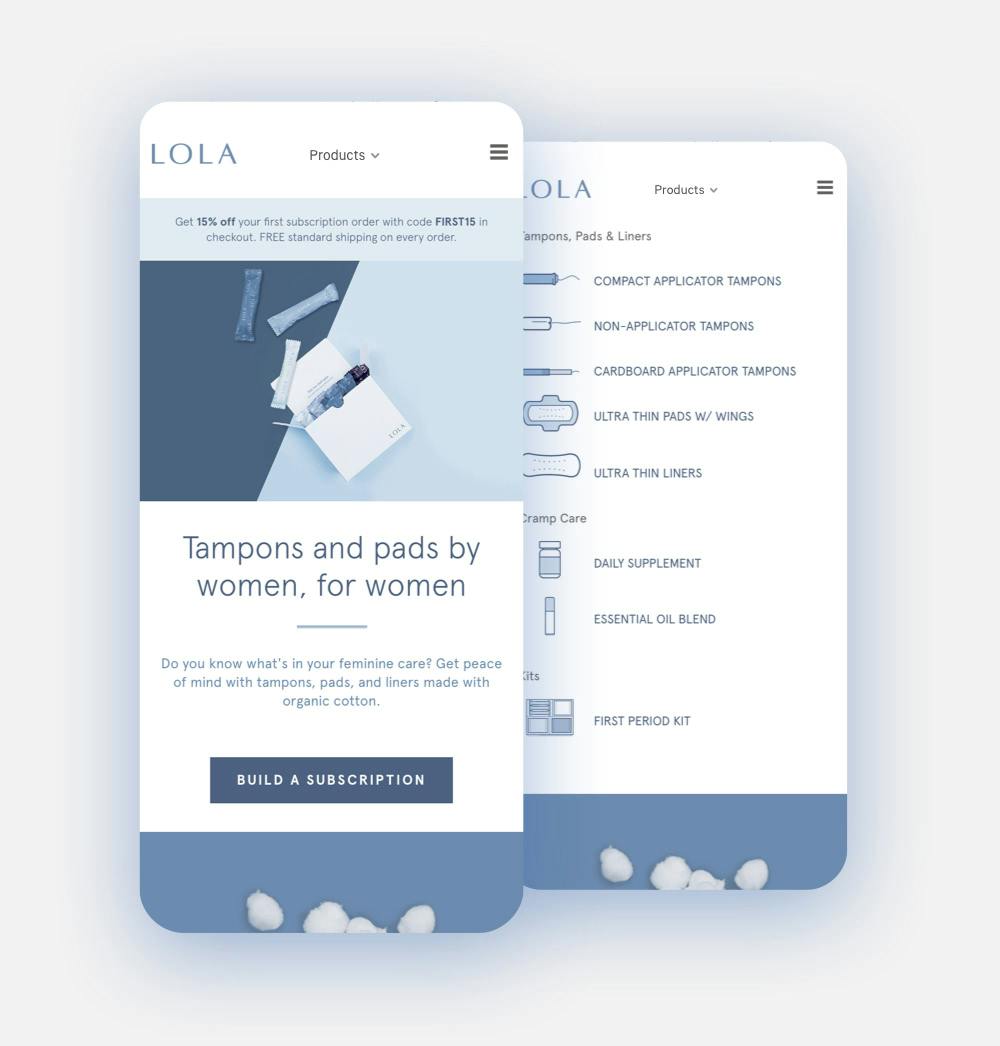 LOLA Landing Page