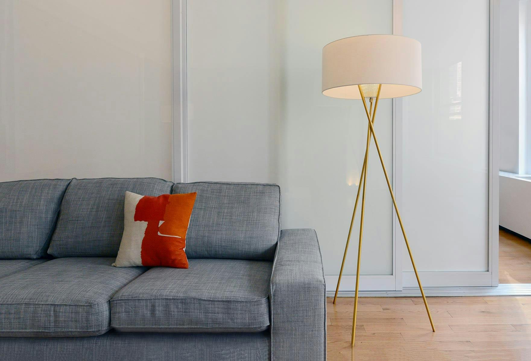 couch seating at an office.