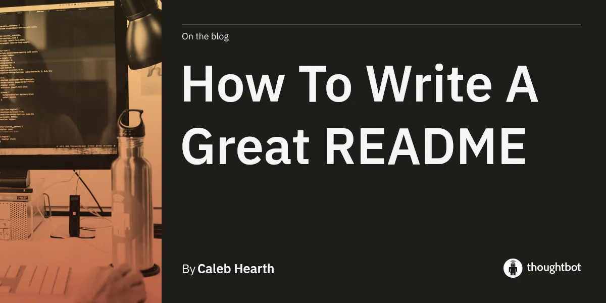 How To Write A Great README