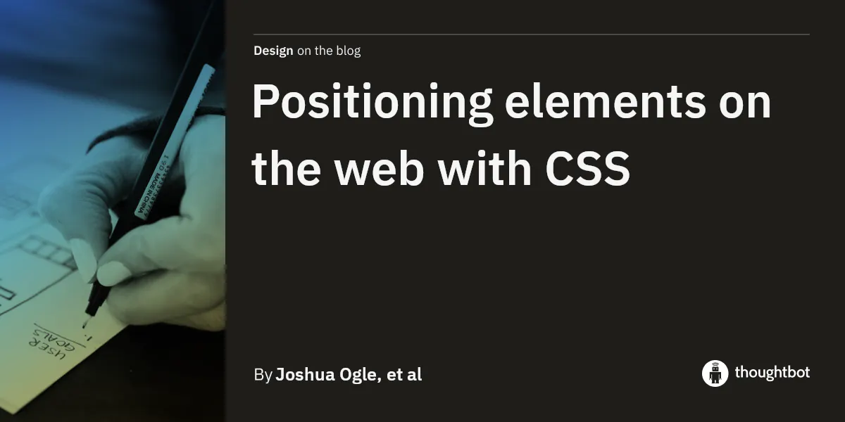 Positioning elements on the web with CSS