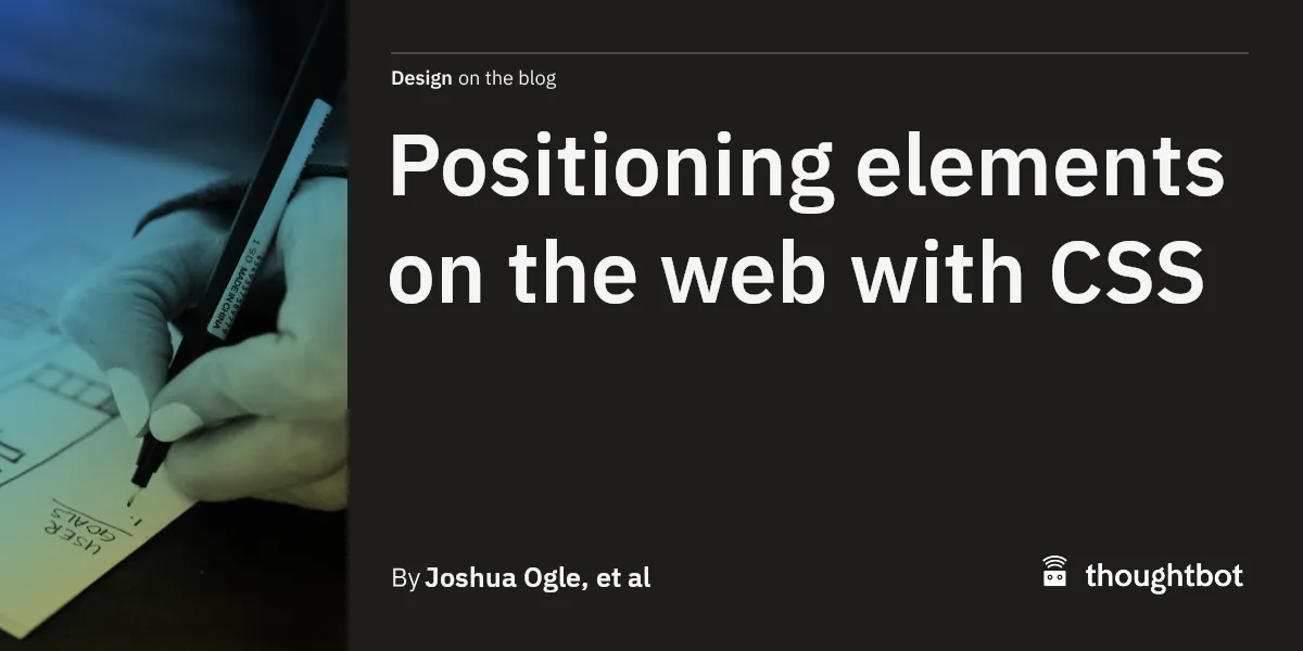 Positioning elements on the web with CSS