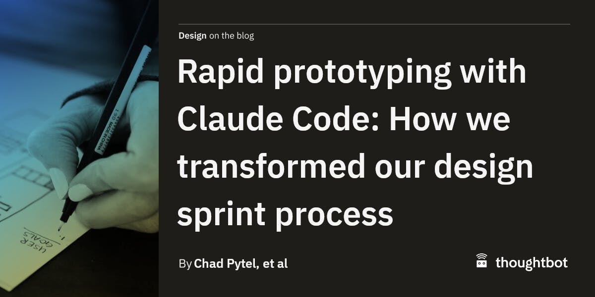 Rapid prototyping with Claude Code: How we transformed our design ...
