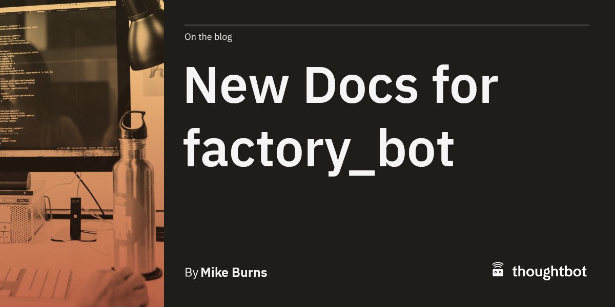 New Docs for factory_bot