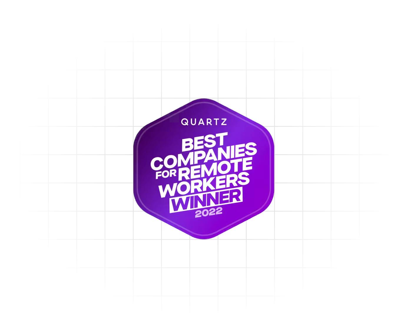 The quartz award winner of the best company for remote workers in 2022