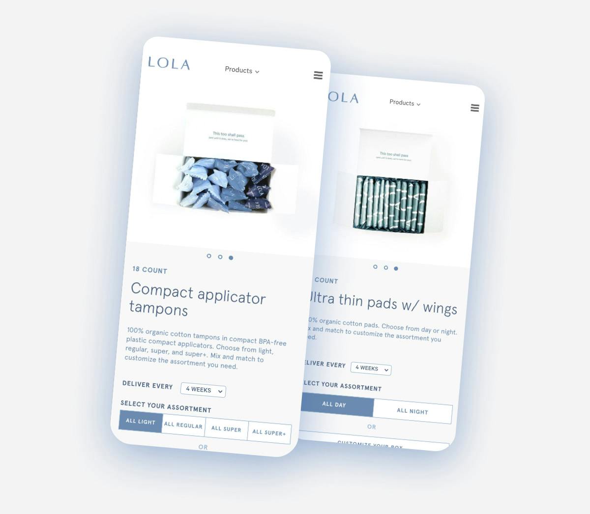 LOLA Product Page
