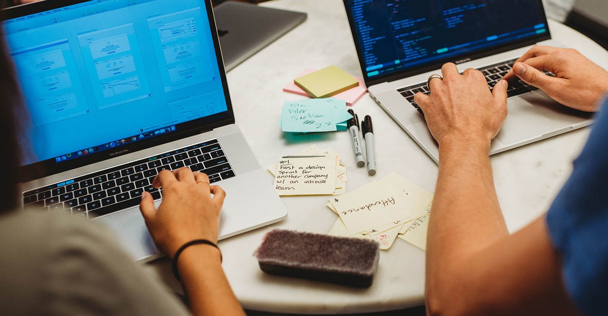 Collaborating on designing and building a mobile application
