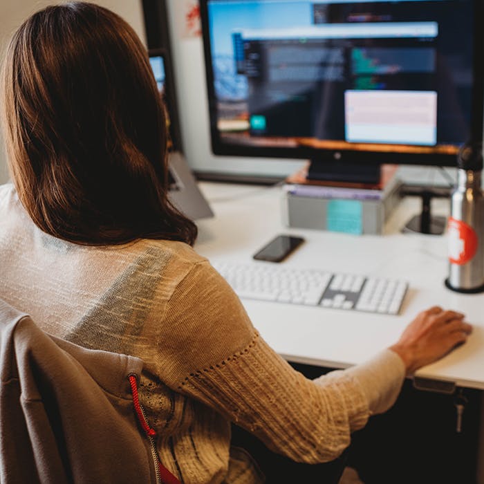 Product Designer implementing a design