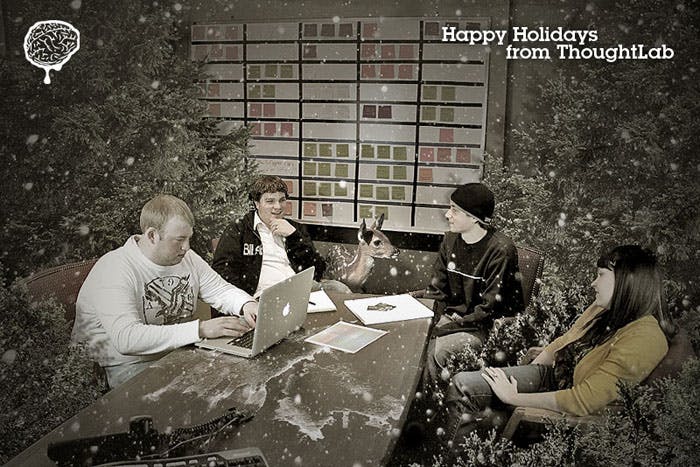 Thoughtlab holiday greeting card 2010