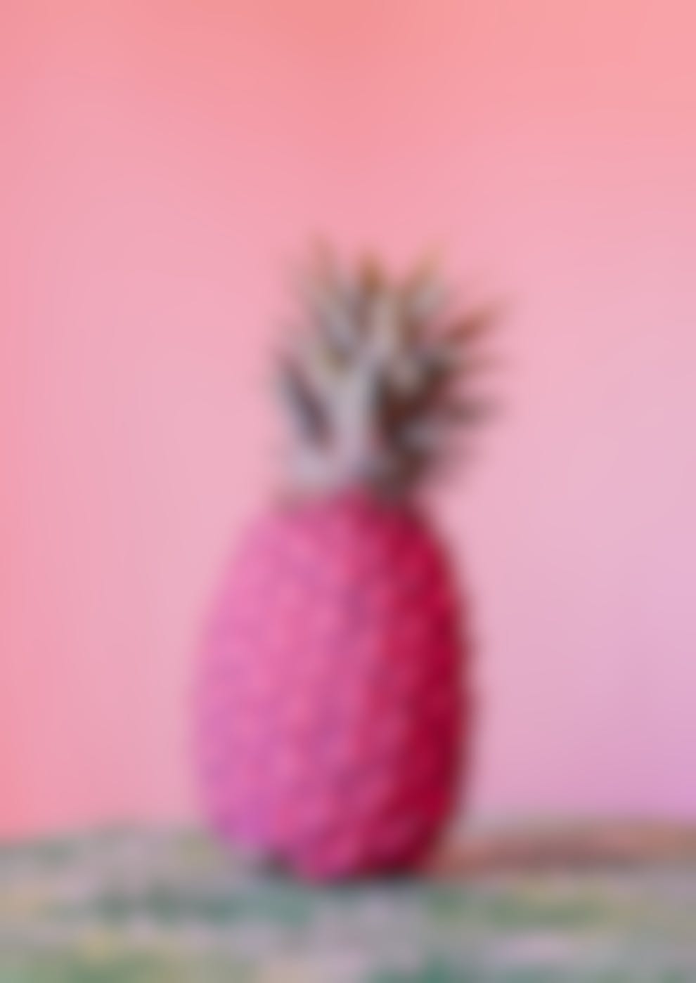 A pink pineapple