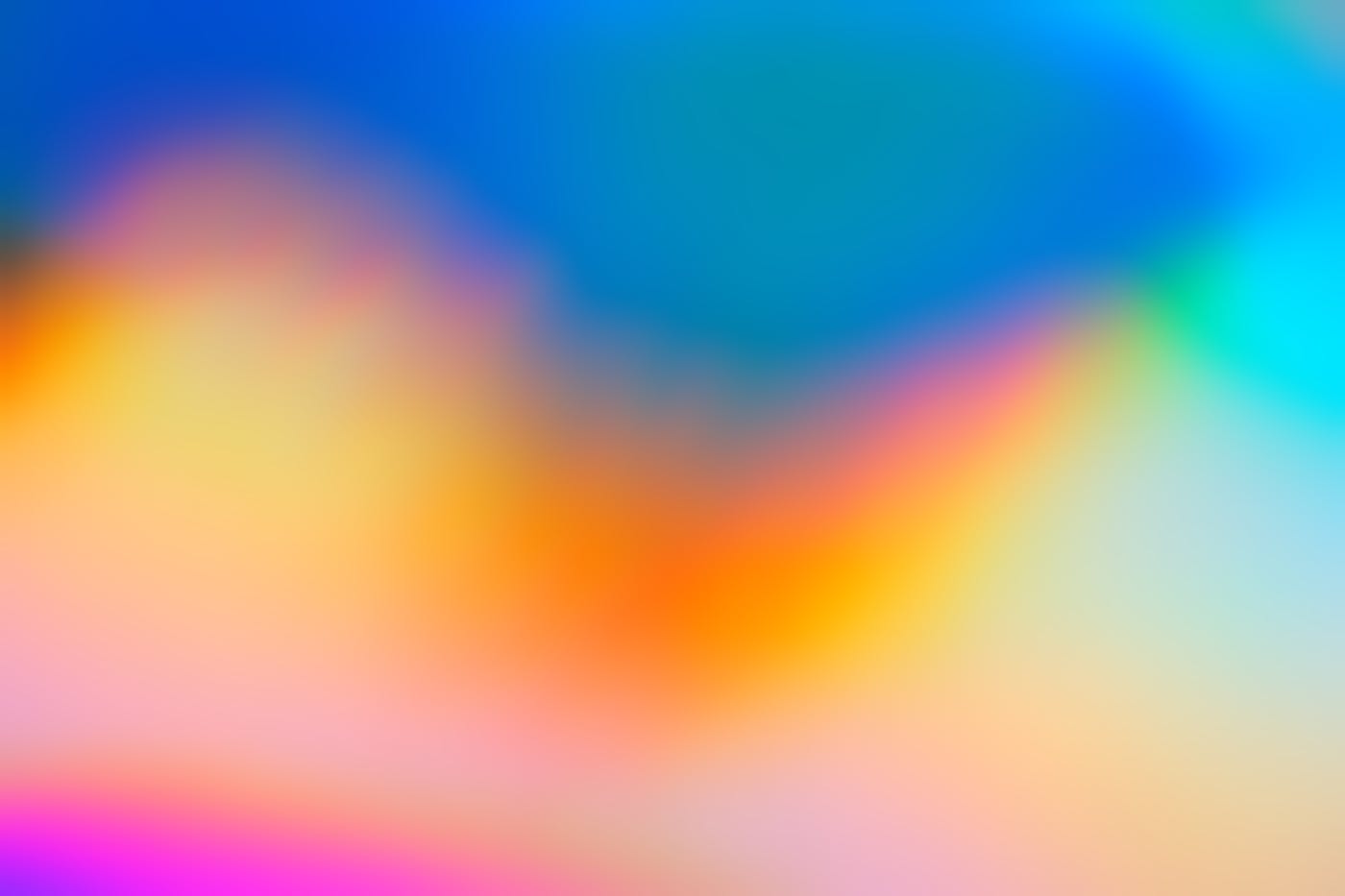 A fluid image of the color spectrum