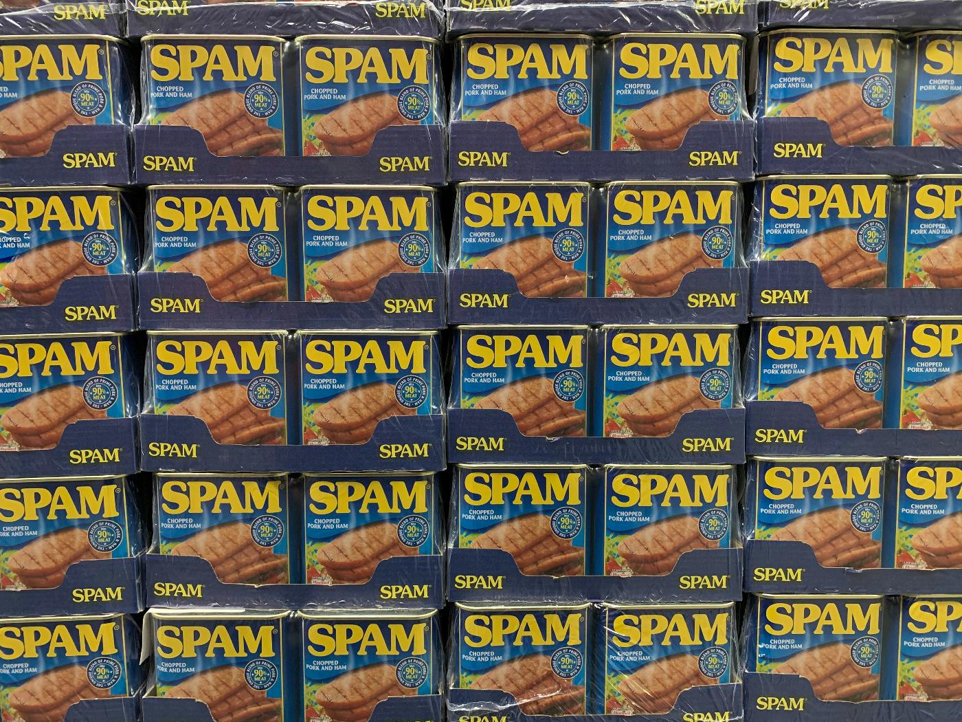 A wall of canned spam