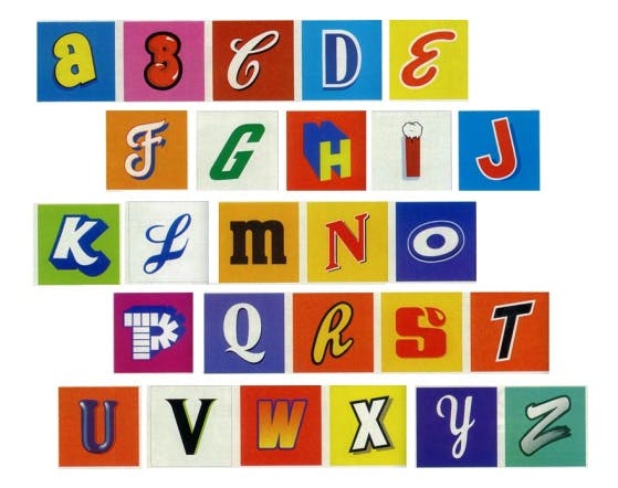 graphic alphabet