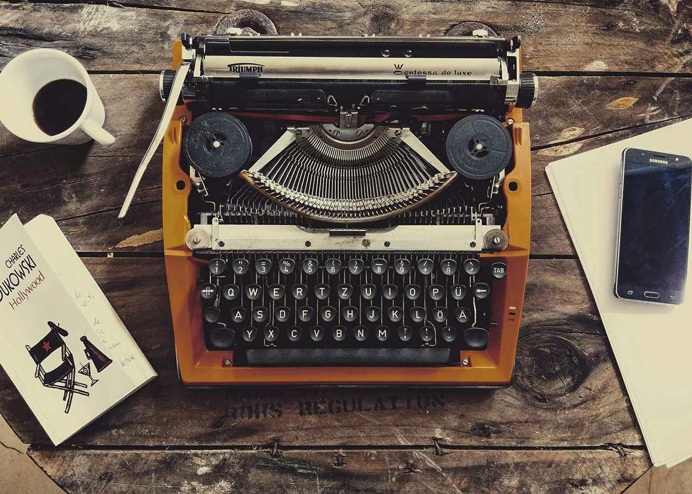 Old typewriter