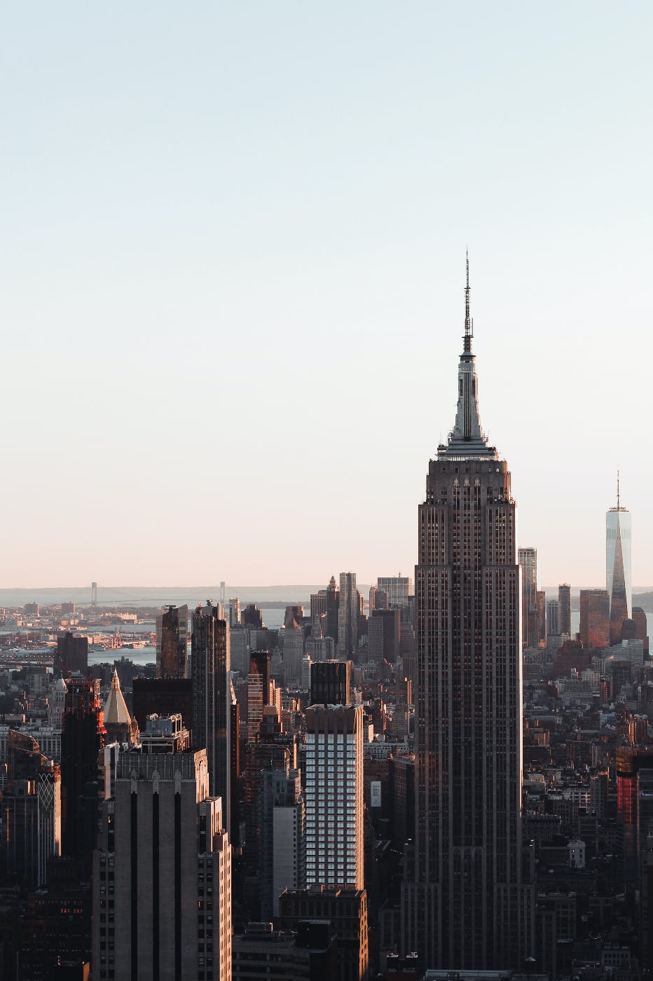 The Manhattan skyline