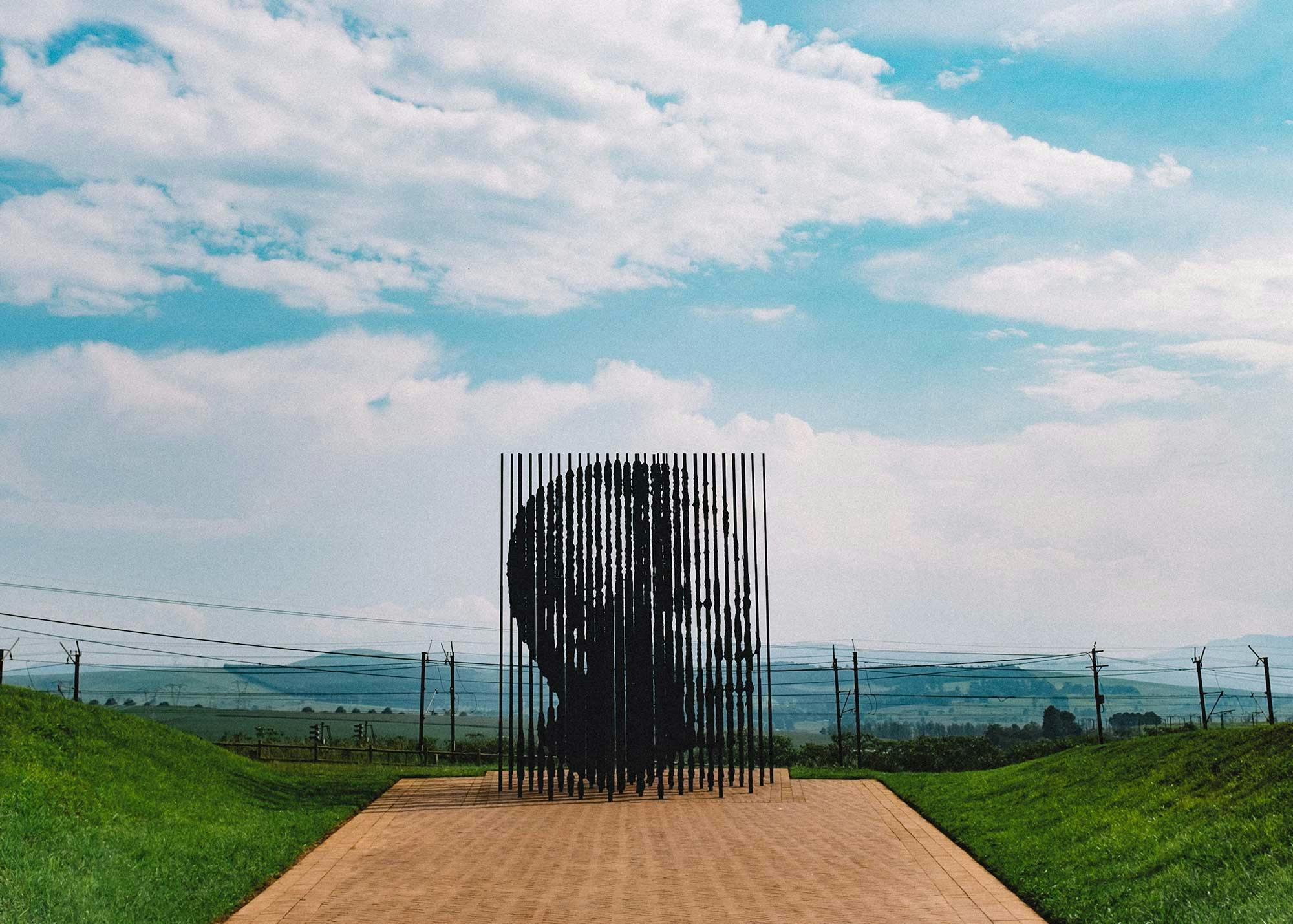 An art memorial to Nelson Mandela