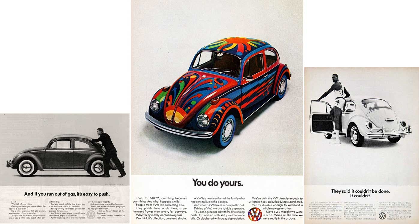 Volkswagon's Think Small campaign ad