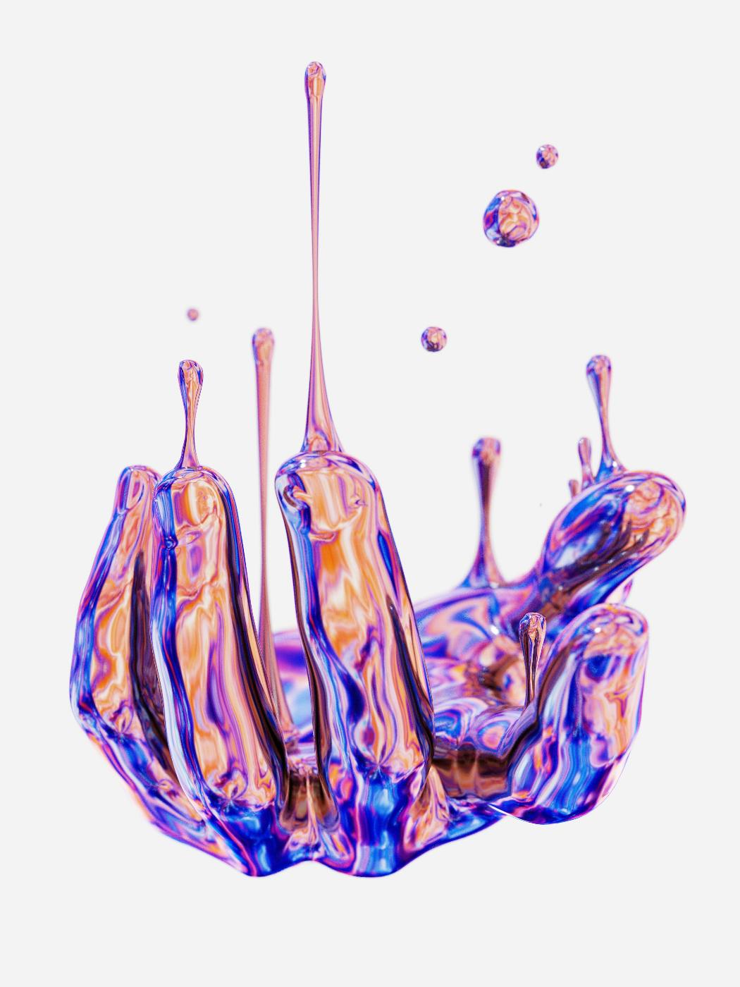 a digital rendering of a hand