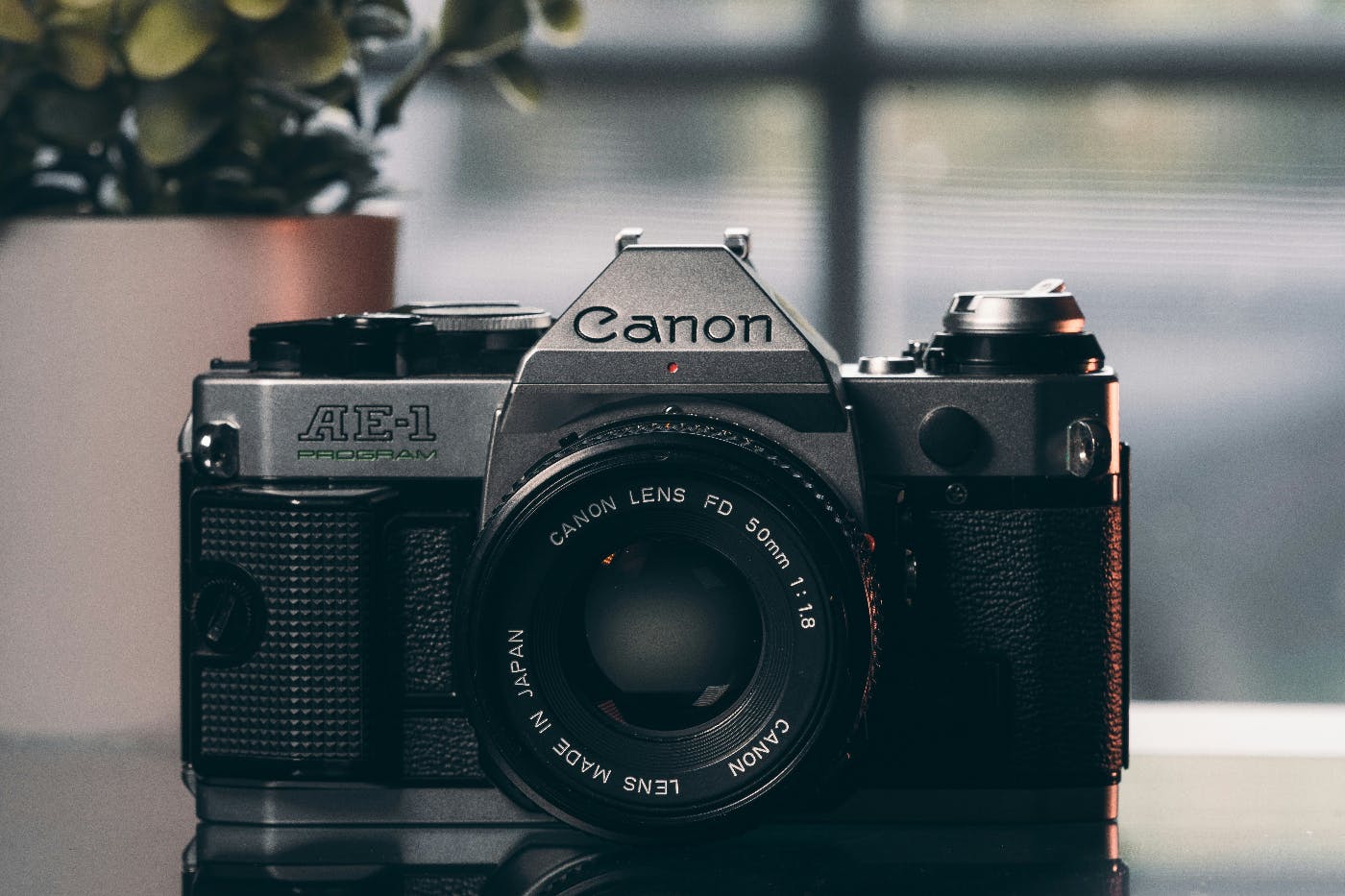 A Canon film camera