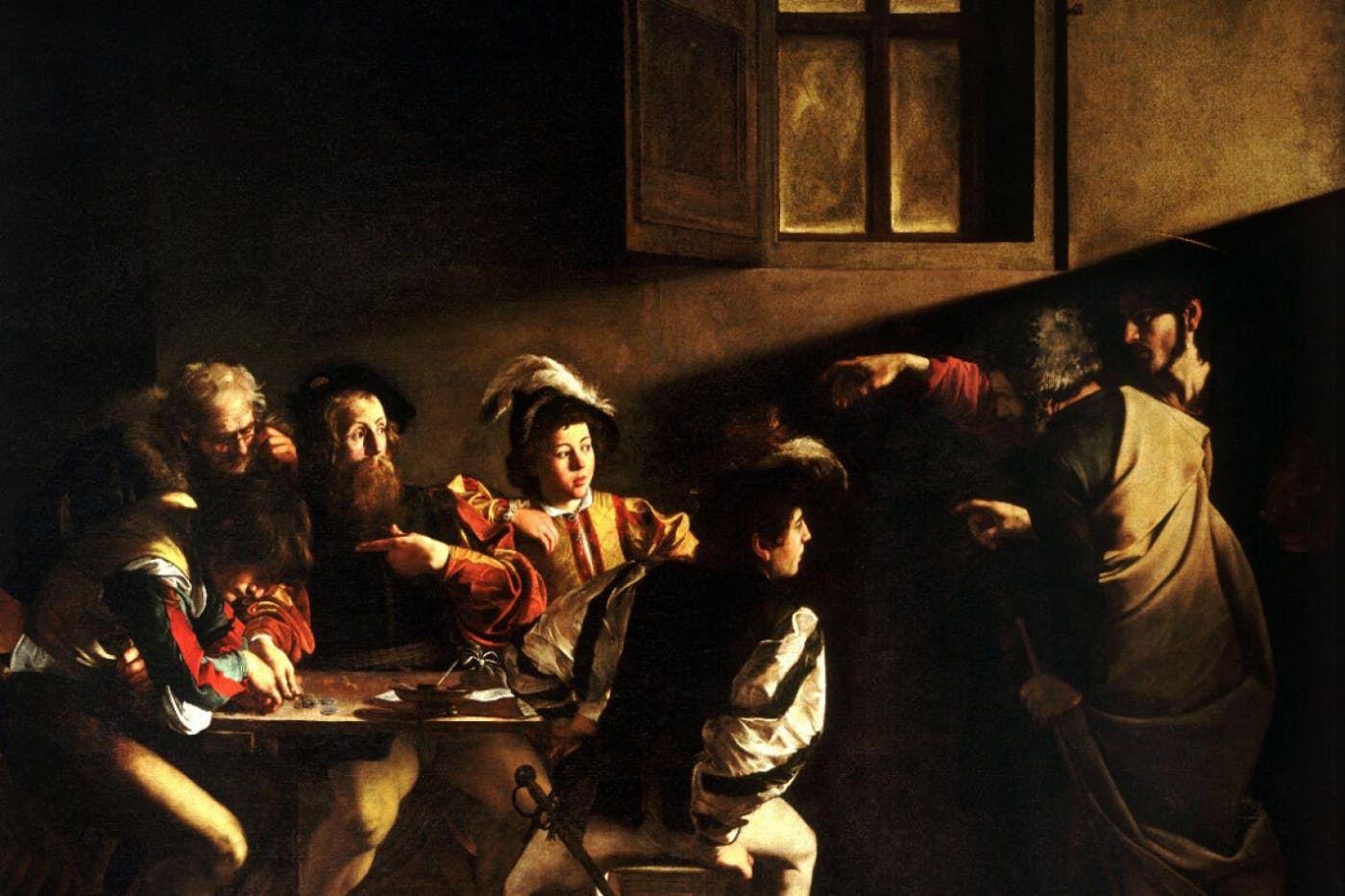 Caravaggio's The Calling of St. Matthew