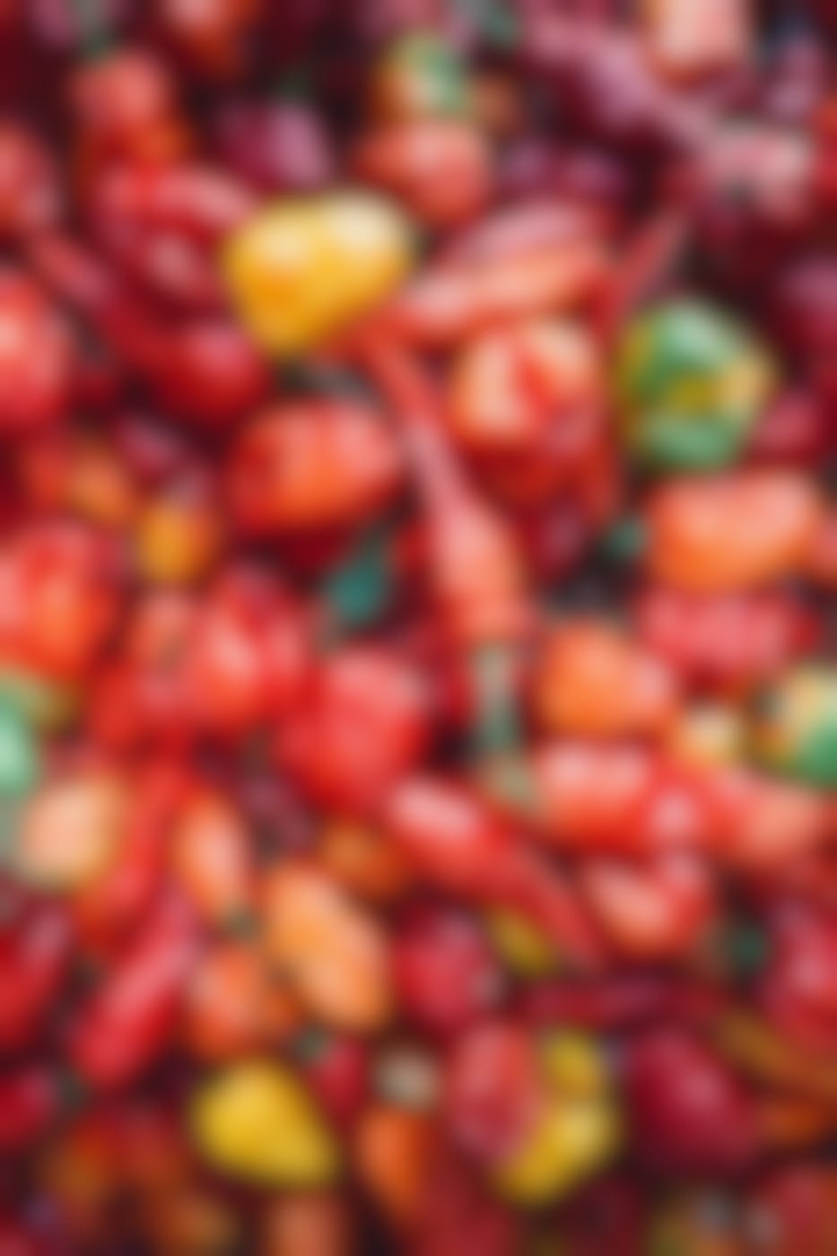 Hundreds of different hot peppers
