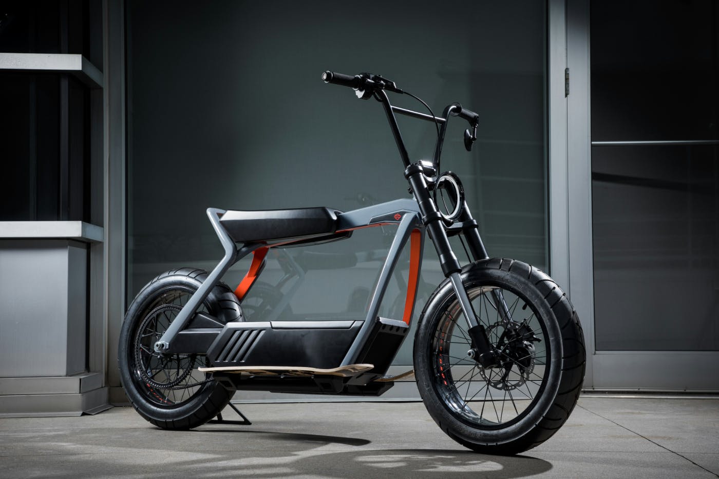A Harley-Davidson mini electric bike
