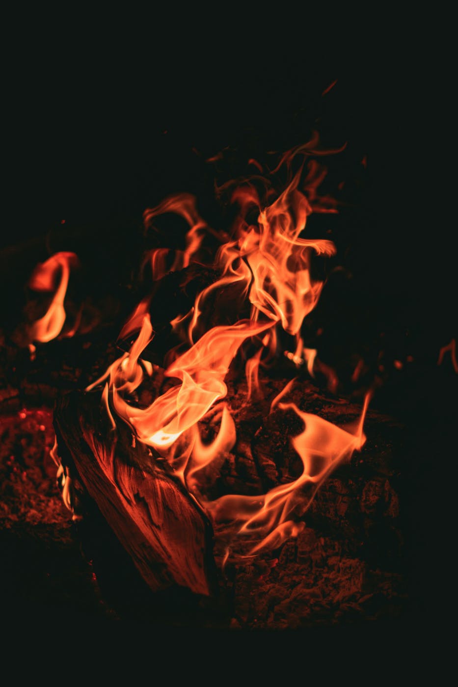 A fire