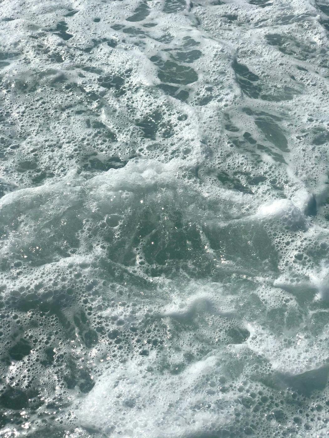 Foamy water