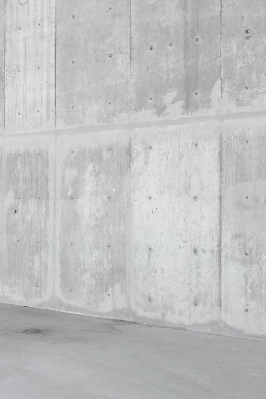 A blank gray concrete wall