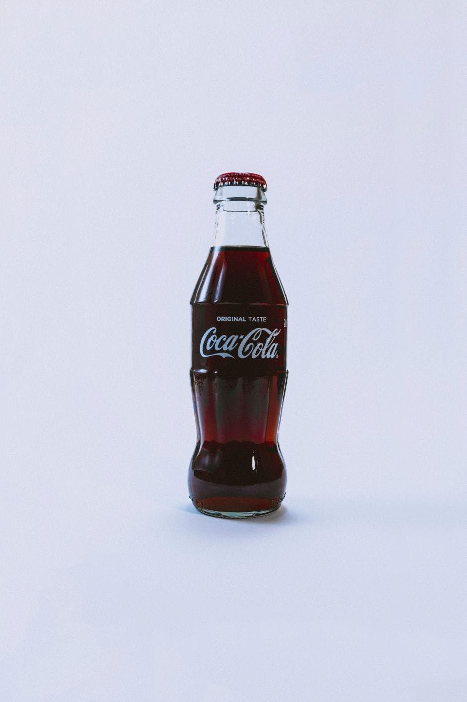 A classic bottle of coke