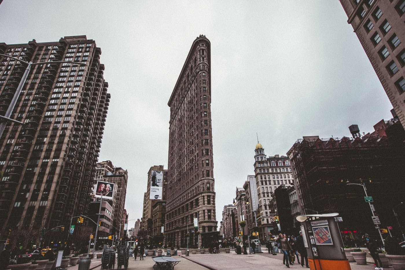 The Flatiron building in NYC