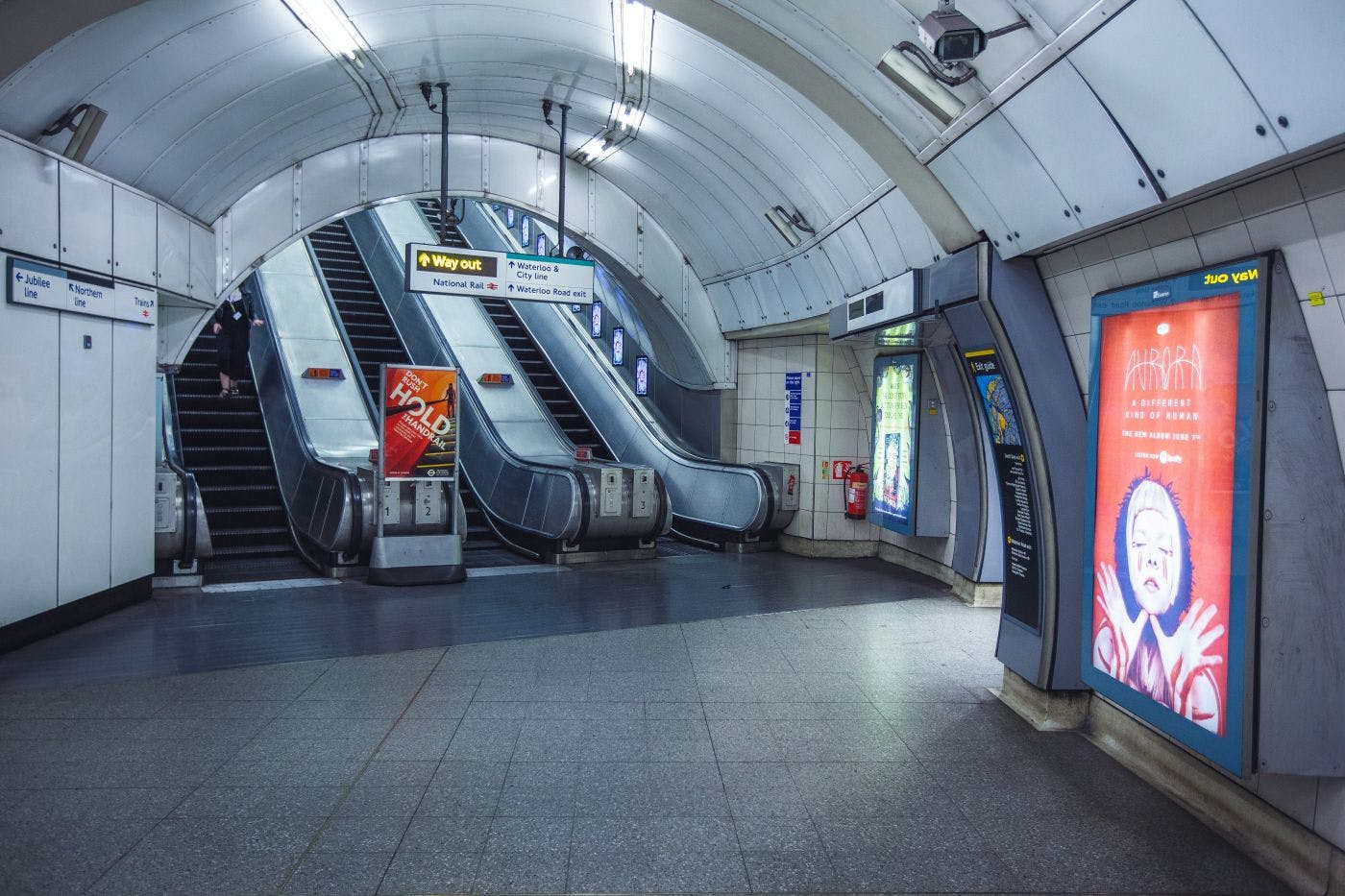 A London underground station