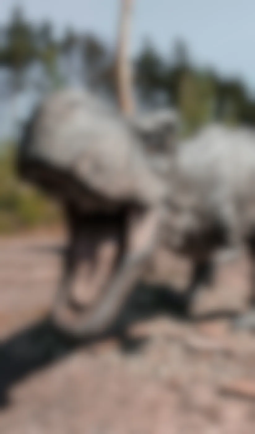 A T-Rex roaring at the camera