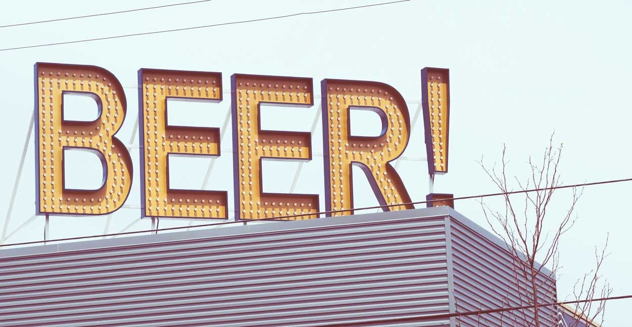 beer sign