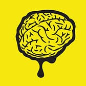 ThoughtLab brain logo on yellow background