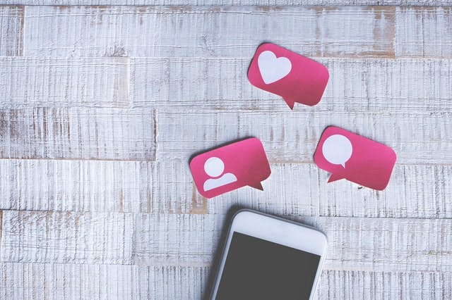 pink paper instagram engagements coming out of iphone
