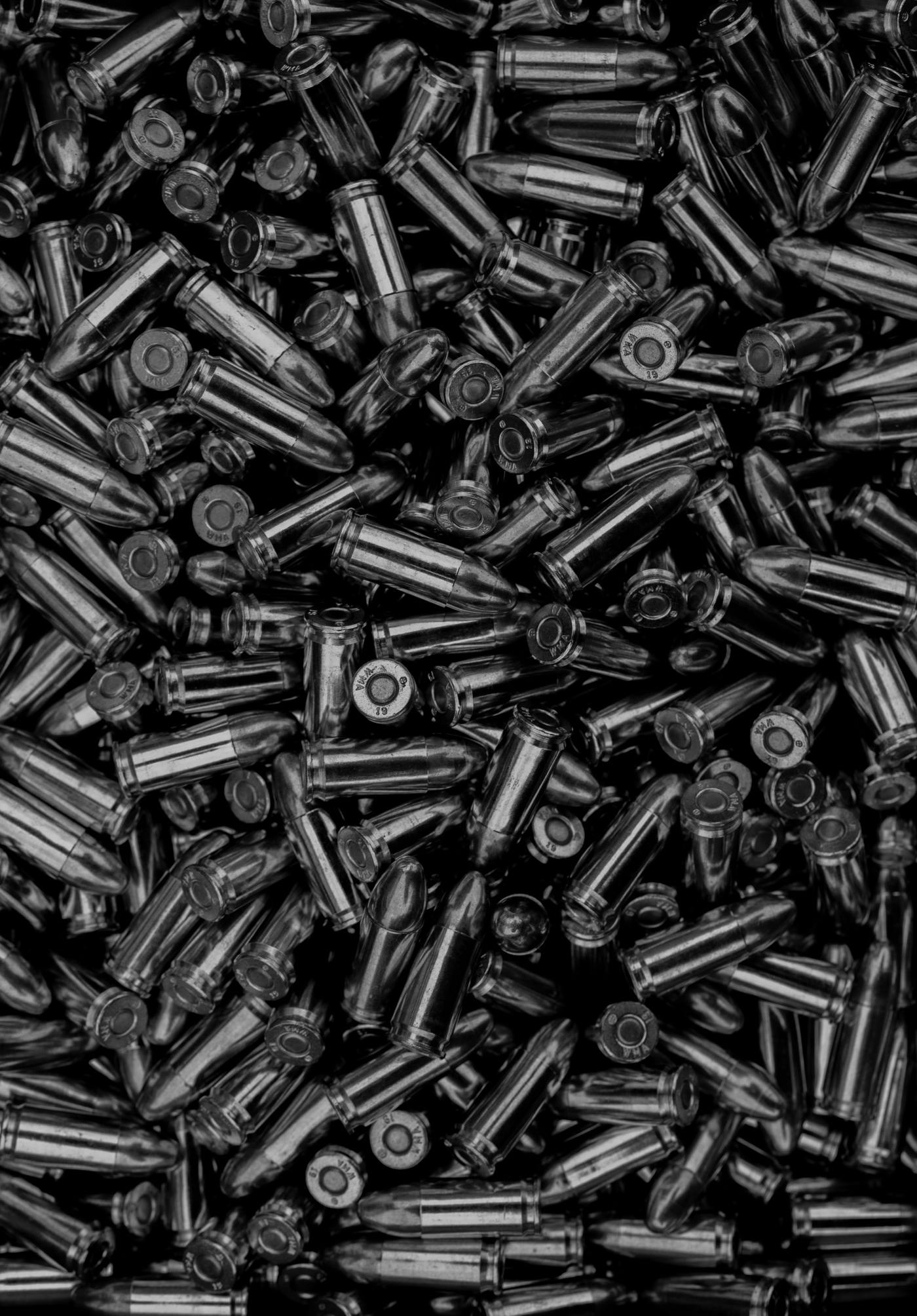 a pile of bullets