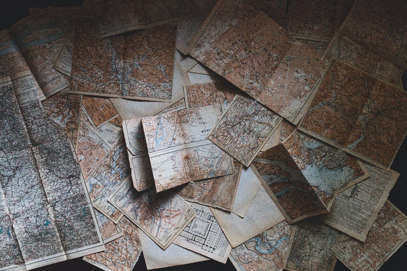 Many old maps