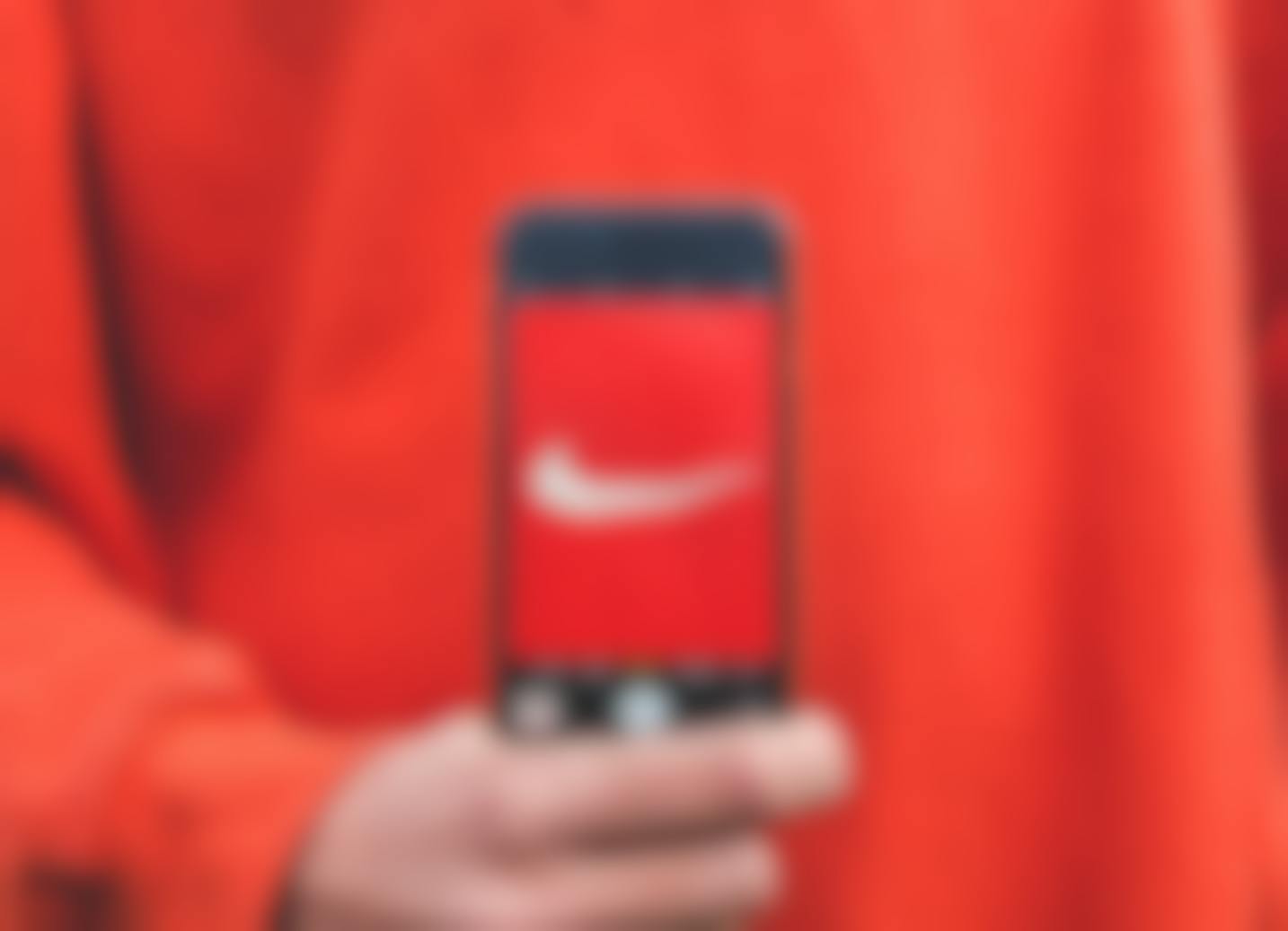 nike logo on iphone