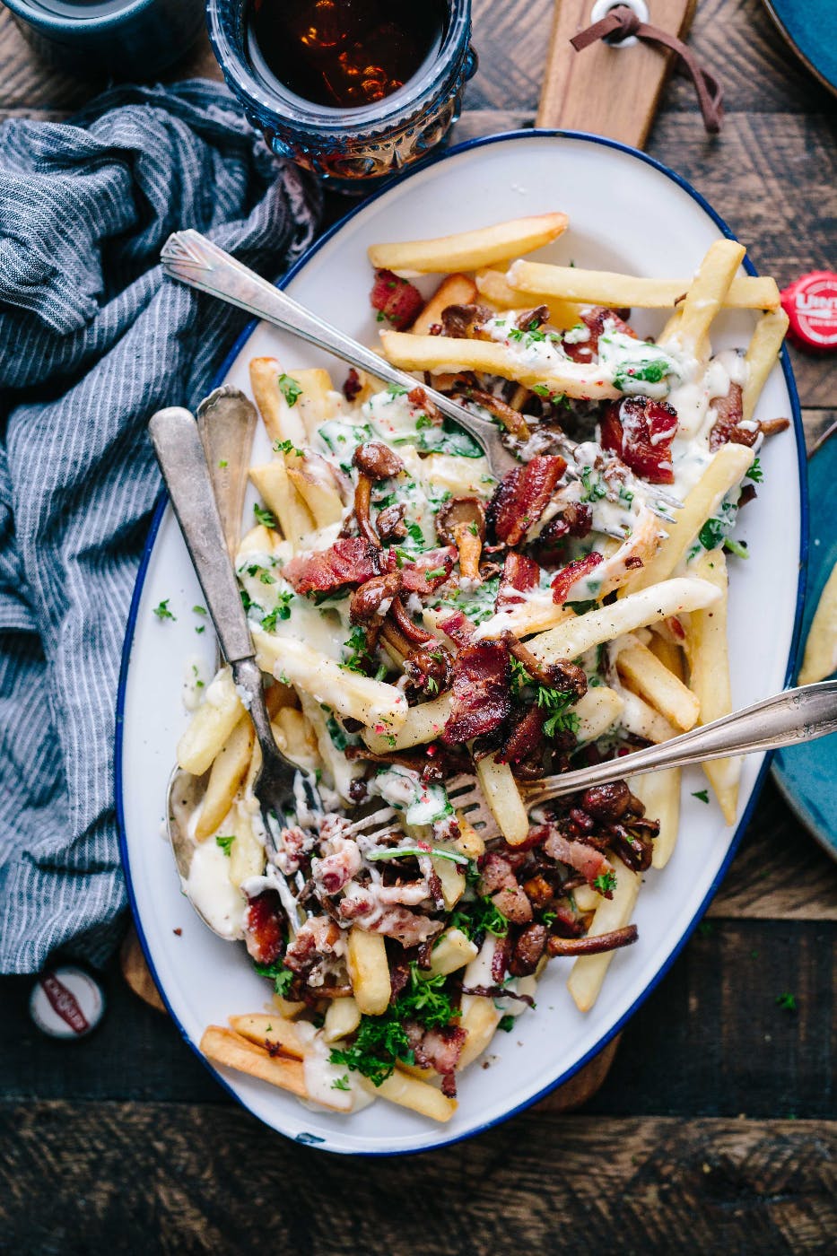 A plate of Poutine