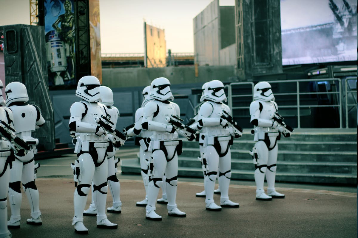Storm troopers from star wars.