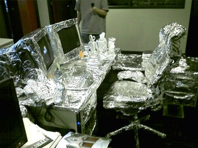 foil desk